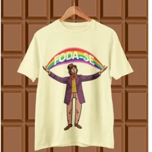 Camiseta unissex Willie Wonka Gene Wilder a fantastica fabrica de chocolate