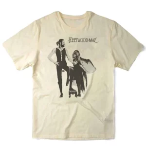 Camiseta Algodao Fleetwood Mac Rumours Banda de Rock Vintage Bandas Musica Camisa Unissex