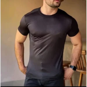 Camiseta Dry Fit Masculina Lisa Casual Treino Academia Esportes Exercícios Corrida
