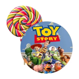10 Adesivos Pirulito 4cm Toy Story Pronto para Aplicação Lembrancinhas Toy Story