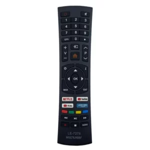 Controle Remoto para TV Multilaser Smart com Netflix YouTube Kids PrimeVideo TL025 TL026 TL027 TL032 TL039 7278