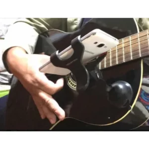 Suporte De Celular Smartphone Para Violão Guitarra Teclado Giro 360 Ventosa Promo
