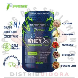 Whey Premium Max Fitness Wey Proteína Dieta 3W Prime Pote 900g