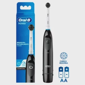 Escova Dental Elétrica Charcoal OralB Power à Pilha 1 Unidade
