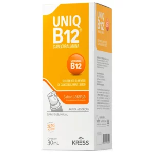 Pure b12 spray sublingual 30ml suplementação de vitamina b12 Kress