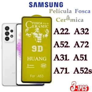 Película Fosca Cerâmica Flexível 9D Hidrogel Samsung A22 A32 A52 A72 A31 A51 A71 A52S