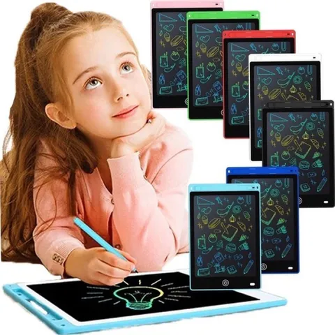 Lousa Mágica Tela Lcd 85 10 12 Polegadas Infantil De Escrever E Desenhar Tablet