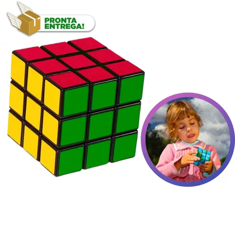 Cubo Mágico Clássico Toys Brinquedo 5x5