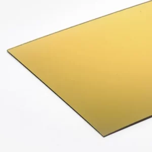 Placa Acrílico Espelhado 20cmx30cm Dourado Rosê Prata