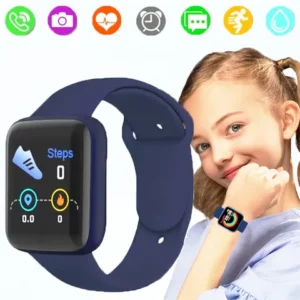 Relógio Inteligente Infantil D20 Android Calorias Sono Monitor Y68 Passos