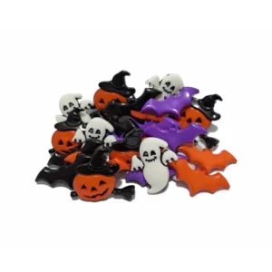 Botão Infantil Pet Halloween Dia das Bruxas 25 unidades