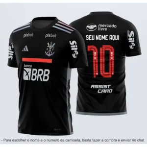 Nova Camisa do Flamengo Personalizada com Seu Nome 20232024