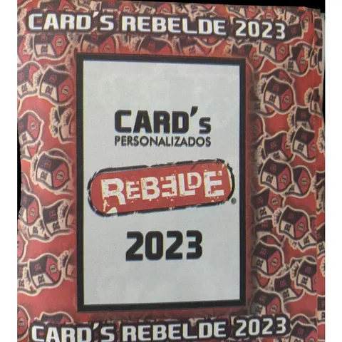 100 cards REBELDE PD 25 pacotes fechados