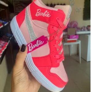 Tenis barbie infantil menina rosa pink moda blogueirinha