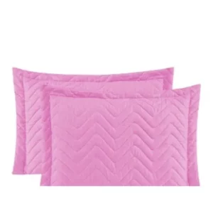 kit porta travesseiro protetor matelado pink