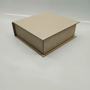 10 recorte de Papelão Para Caixa Cartonada 12x12x5 Modelo Tampa Livro Corte e Vinco a Laser para montar 10 caixas
