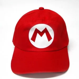 Boné Do Personagem Super Mario Bros Vermelho