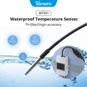SONOFF WTS01 Sensor De Temperatura À Prova Dágua Para A Série TH