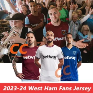 WH Camisa Esportiva De Futebol Jersey 202324 Versão De Alta Qualidade Para Fãs