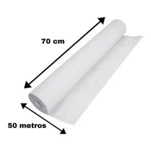 Lençol de papel para maca Bobina com 70cmx50mt
