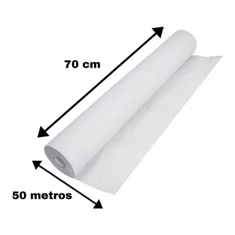 Lençol de papel para maca Bobina com 70cmx50mt