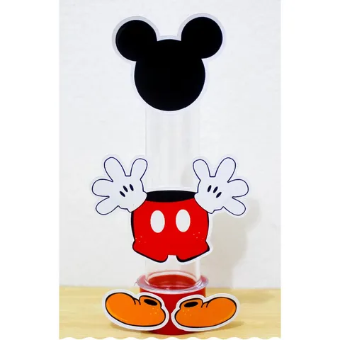 Apliques para Tubetes de 13cm Tema Mickey Mouse