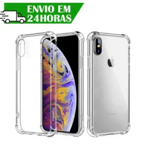 Capa Capinha Case Apple Silicone Transparente Diversos Iphone 6 6S 7 8 Plus X XS Max 11 11 Pró Max