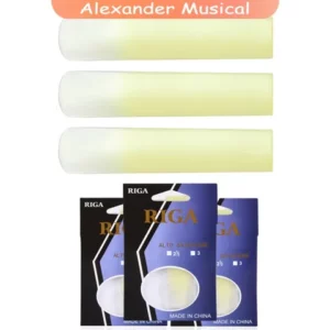 Alex 3 PçsKit Palhetas De Saxofone De Resina Não Tóxico Para Alto Eb Sax