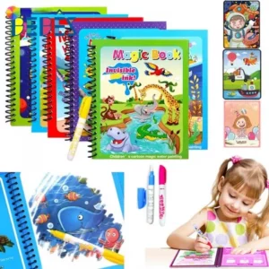 Livro De Brinquedo Mágico Montessori Pintura A Água Reutilizável Sensorial Para Colorir Brinquedos Educativos 1 Peça k1i7