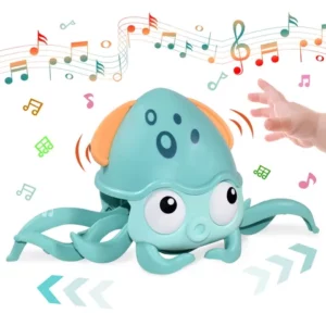 Brinquedos Infantis Indução Escape Crab Polvo De Caranguejo Educacional Bebê Aniversário Kid Gift Up Brinquedo Eletrônico De Luz Para W8D9