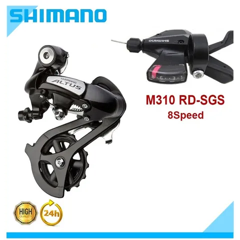 Shimano Altus RDM310 8 Velocidades Shifter Bicicleta De Montanha Mtb Desviador Traseiro