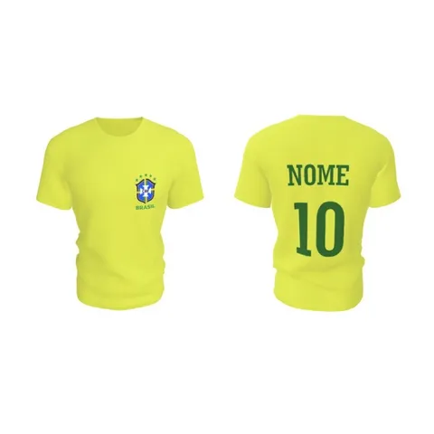 Camisetas Seleção personalizada com nome e número