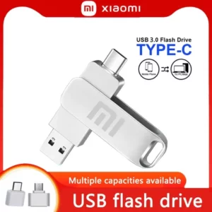 xiaomi TYPEC 128gb Unidade Flash USB De Alta Velocidade 256gb 512gb 1tb 2tb Drive Para Celulares AndroidComputadores E Outros Dispositivos Drives