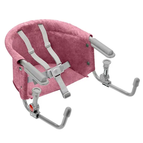 Cadeira de Alimentação de Encaixe em Mesa 6M15KG Multikids Baby Click N Clip Rosa BB378
