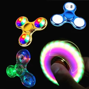 Giratórios Fidget Glow Stand Spinners Alívio Do Estresse Brinquedos Adultos Kids
