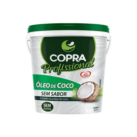 Óleo de Coco sem sabor Balde 32kg Copra