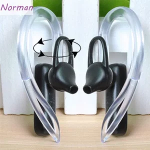 Norman Silicone 6mm 7mm 8mm 10mm Acessórios Fone De Ouvido Bluetooth Transparente Gancho Do Fone De Ouvido Earhook Loop