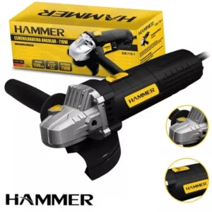 Esmerilhadeira Angular 710w 412 115mm Hammer 110v Em710