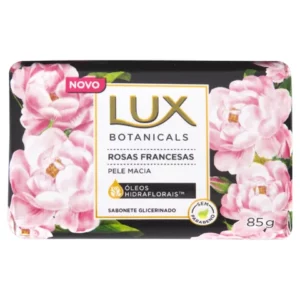 Sabonete Barra Glicerinado Rosas Francesas Lux Botanicals Envoltório 85g