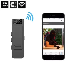 Mini Câmera Wifi De Vídeo Pequena Portátil Micro Corpo Bolso Gravação De Loop Visão Noturna Magnética