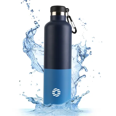 Frasco térmico de aço inoxidável garrafa de água esportiva fitness ao ar livre grande capacidade vácuo 1000ml 1810