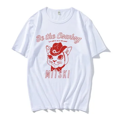 Camiseta Be The Cowboy Mitski Cat Modelo Streetwear