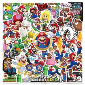 50pcs Não Repetindo Os Adesivos À Prova Dágua Super Mario Bros