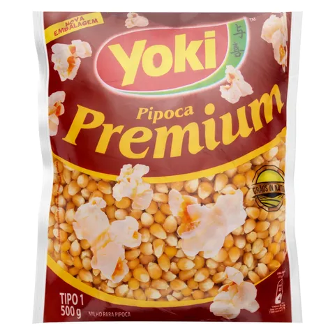 Milho para Pipoca Tipo 1 Yoki Premium Pacote 500g