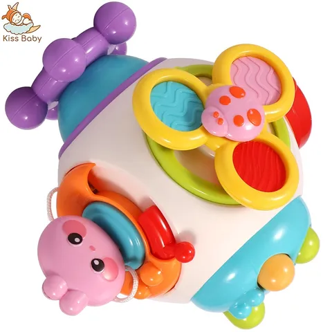 Cubo Ocupado Para Crianças De Atividades 6 Em 1 Com Giradores Montessori Brinquedos De Aprendizagem Sensoriais Reutilizáveis SHOPSBC1530