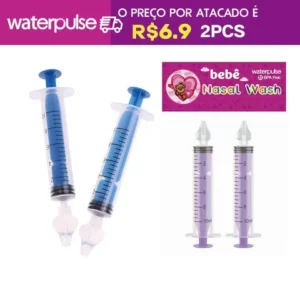 Waterpulse2PCS Lavador Nasal Higienizador Lavagem Sinusite 10ml Buba