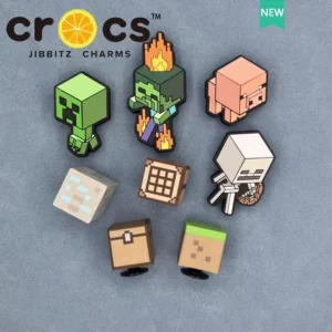 jibbit cross 3D Minecraft DIY Encantos De Sapatos