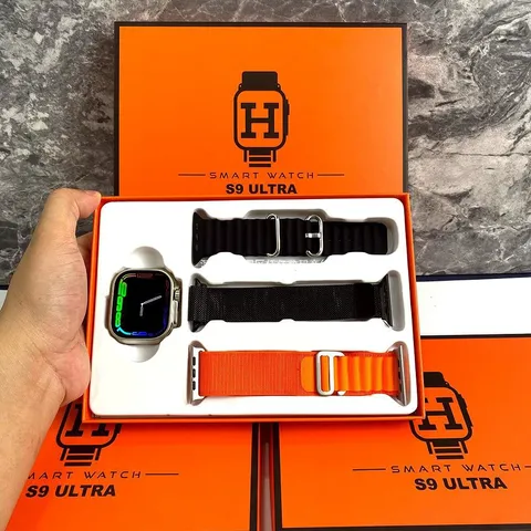 2023 Relógio Inteligente S9 Ultra 3 Braceletes Homens Mulheres 49MM Bluetooth Chamada De Freqüência Cardíaca Sem Fio Bracelete De 20 Polegadas Tela HD Smartwatch Conjunto GDUB