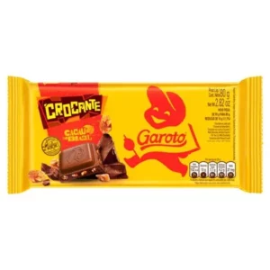 Chocolate ao Leite Garoto Crocante 80g