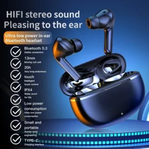 Air 7 Fone De Ouvido sem fio Bluetooth 5.3 , Estéreo 9D, HiFi Esportes SU